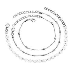 Gold Metal Shell Coconut Tree Female Anklets Barefoot Sandals Foot Summer Double Layers Anklets On Foot Ankle Bracelets